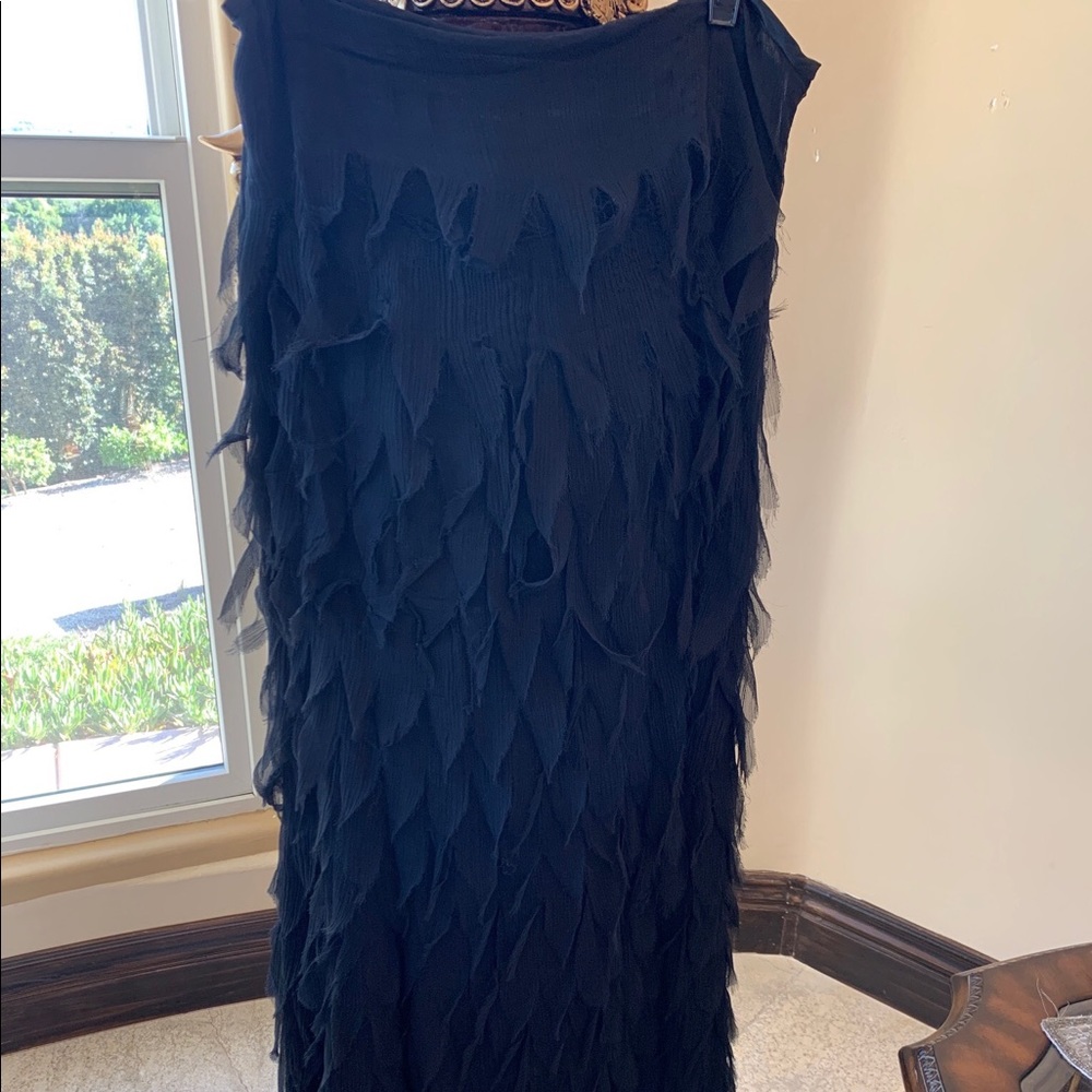 Long Ruffled skirt